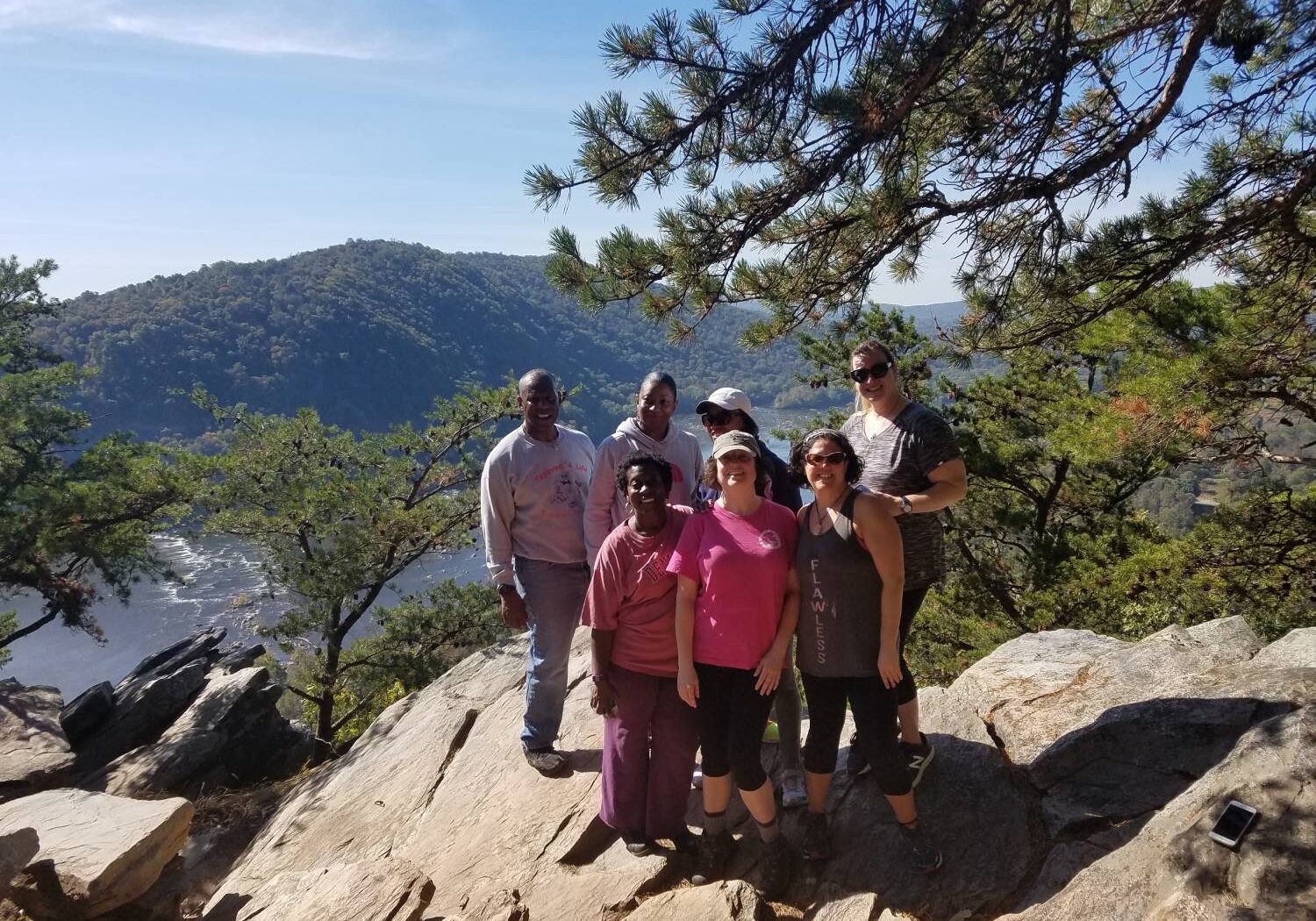 Group of people giving pose to a photo